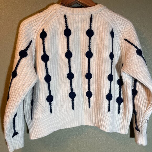 Tory Burch 100% Merino Wool Sweater - Picture 4 of 11